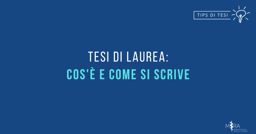 tesi di laurea