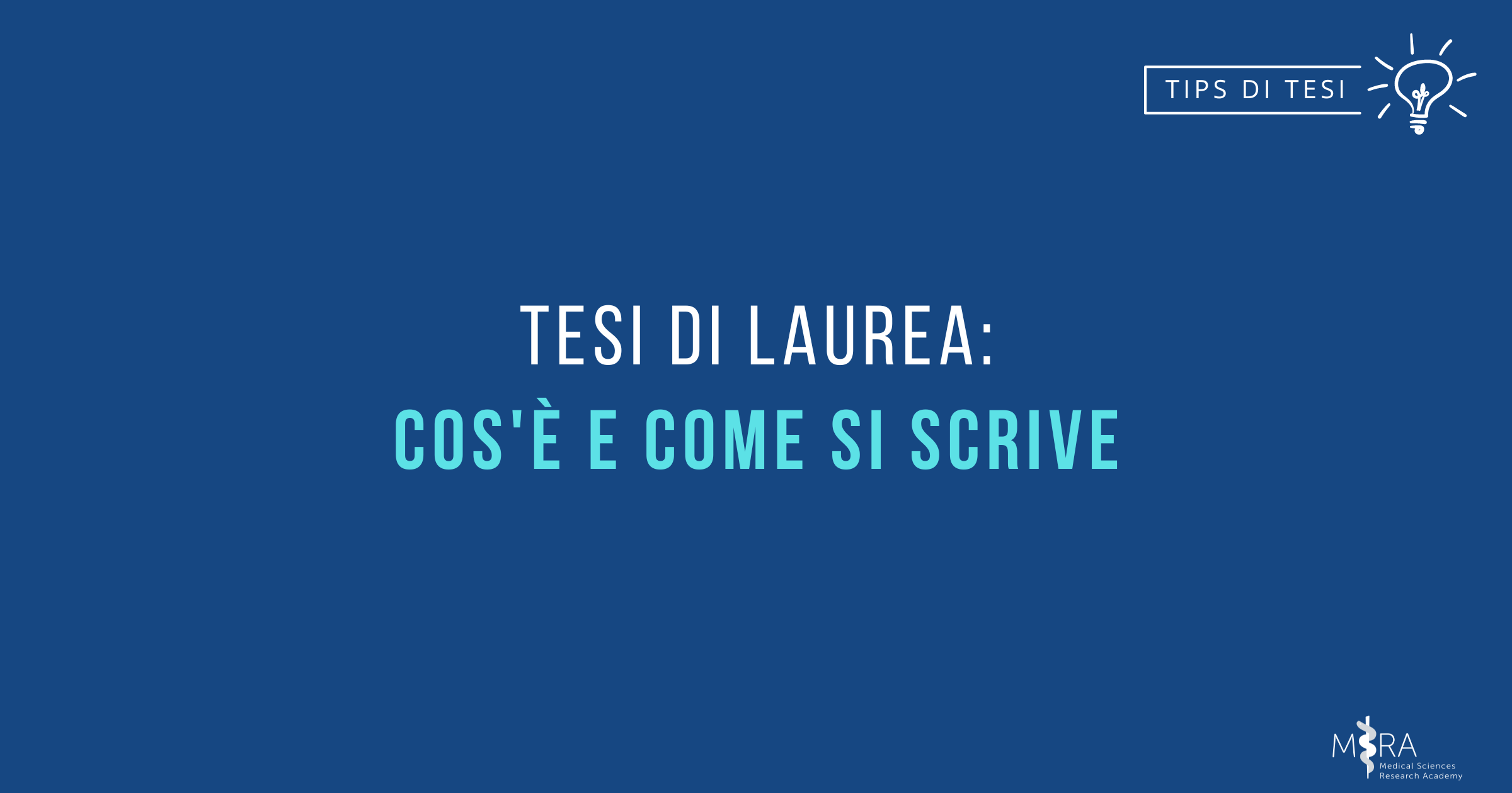 tesi di laurea